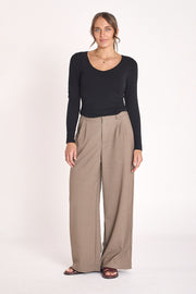 Julia Long Sleeve Top - Black