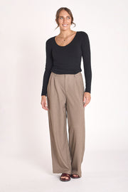 Julia Long Sleeve Top - Black