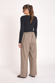 Julia Long Sleeve Top - Black