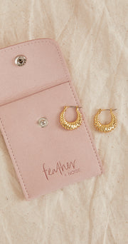 Belle Earrings - Gold