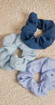 Everleigh Scrunchie Pack - Blue Mix