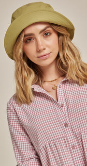 Daisy Bucket Hat - Apple Green