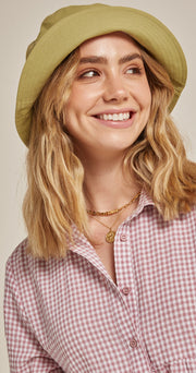 Daisy Bucket Hat - Apple Green