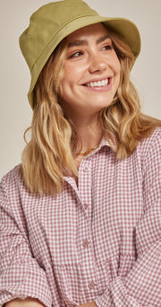 Daisy Bucket Hat - Apple Green