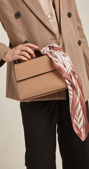 Gwen Scarf - Rose Stripe