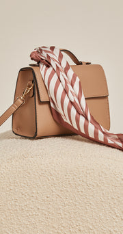 Gwen Scarf - Rose Stripe