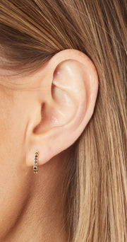Jolie Earrings - Gold & Black