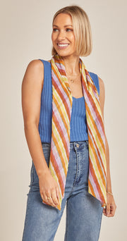 Mila Scarf - Sunset Stripe