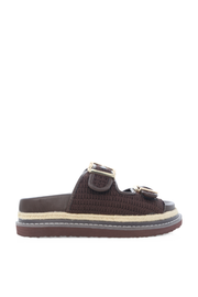 Alder Slide - Chocolate Crochet