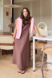 Eleanor Maxi Dress - Chocolate Spot