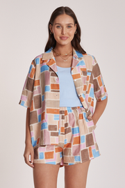 Amy Shirt - Mosaic Print