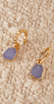 Gem Earrings - Blue