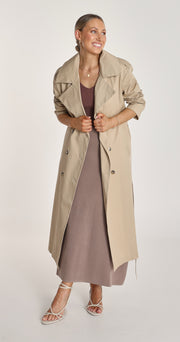 Fallon Trench Coat - Beige