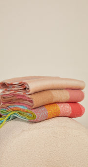 Myles Scarf - Blush Stripe