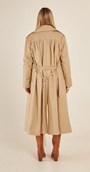 Fallon Trench Coat - Beige