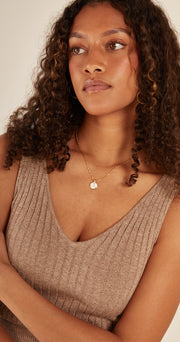 Rose Necklace - Gold