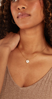 Rose Necklace - Gold