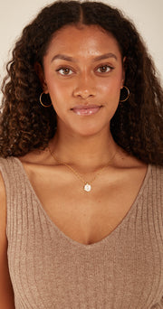 Rose Necklace - Gold