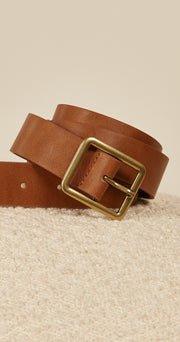 Brooke Belt - Tan Square