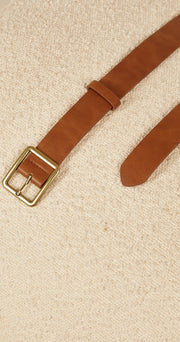 Brooke Belt - Tan Square