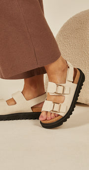 Tulum Sandal - White