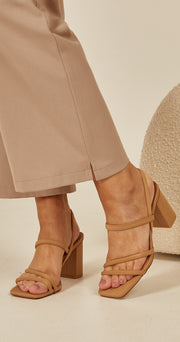 Colombo Heel - Nude