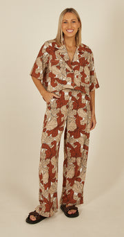 Willow Shirt - Leaf Print