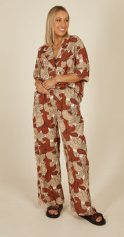 Willow Shirt - Leaf Print