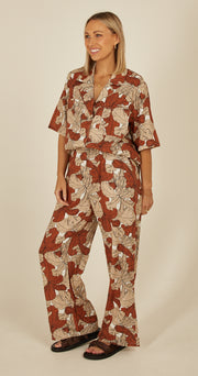 Willow Shirt - Leaf Print