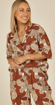 Willow Shirt - Leaf Print