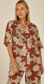 Willow Shirt - Leaf Print