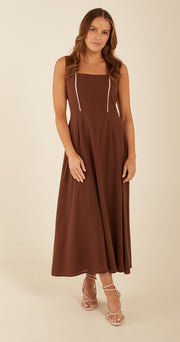 Maeve Dress - Chocolate