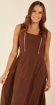 Maeve Dress - Chocolate