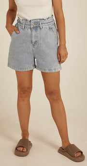 Blondie Denim Short - Blue Skies