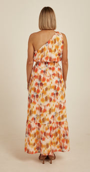 Olivia One Shoulder Dress - Sunset Haze