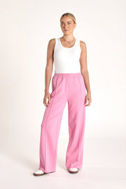 Noah Wide Pant - Pink Stripe