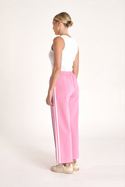 Noah Cropped Pant - Pink Stripe