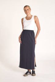 Noah Skirt - Navy White Stripe