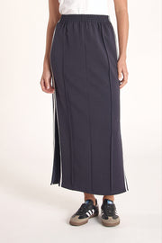 Noah Skirt - Navy White Stripe