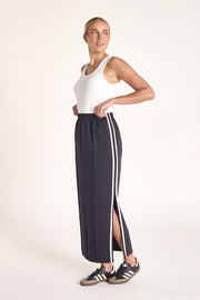 Noah Skirt - Navy White Stripe