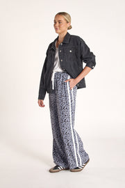 Casey Pant - Slate Leopard