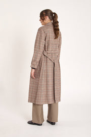 Sawyer Trench Coat - Cocoa Check
