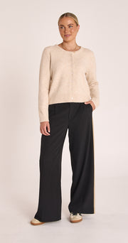 Andie Pant - Black Camel Stripe