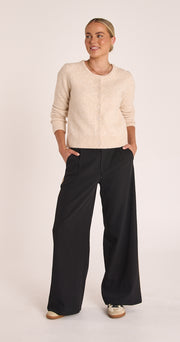Andie Pant - Black Camel Stripe