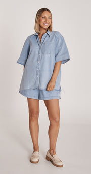 Arlo Denim Short - Mid Blue