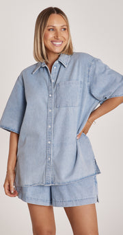 Arlo Denim Short - Mid Blue