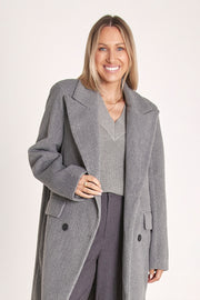 Austin Trench Coat - Grey