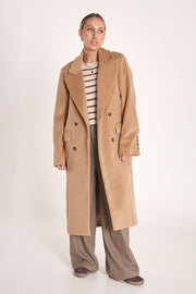 Austin Trench Coat - Dark Camel
