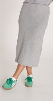 Jasper Knitted Skirt - Grey