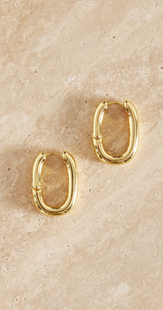 Beth Hoop Earrings - Gold
